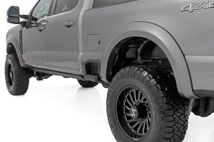 Ford F-250 Super Duty Fender Flares - Rough Country - Sport Style - Agate Black - '23-'24